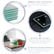 image 2 of Harbour Housewares Glass Kitchen Chopping Board - 30 x 20cm - White - Cutting Board Worktop Saver Worksurface Protector Glass Chopping Board White