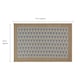 image 4 of JVL Allure Machine Washable Entrance Doormat and Runner Set - Beige