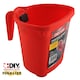 image 6 of Dekton Painters Buddy Decorate Paint Caddy Bucket Magnetic Brush Holder 1L