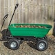 image 1 of 75 Litre 200Kg Capacity Tipping Garden Dump Cart / Truck Trolley / Wheelbarrow
