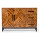 image 2 of Parquet 120 cm Sideboard - Mango Wood/Iron - L40 x W120 x H80 cm - PP Finish | Brown