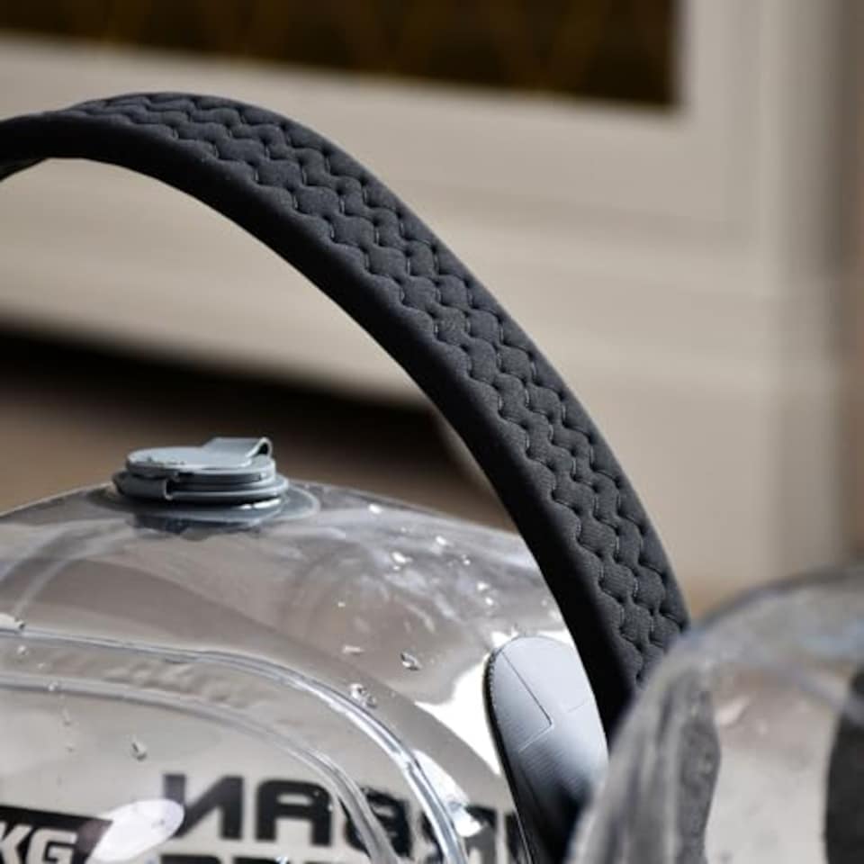 image 1 of Urban Fitness Hydro Inertia Kettlebell, Inflatable Water Filled Training Weight With Foot Pump, Portable Functional Strength And Core Workout, 5kg