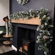 image 1 of 2.7m Green Mixed Needle Christmas Garland with Pine Cones and Red Berries