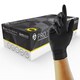 image 1 of Unigloves PRO.TECT Black HD Box of 100 Nitrile Gloves Black | Extra Large