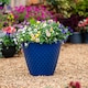 image 1 of Diamond Planter Aegean Blue (D39.5 x H35cm) | Blue | 1