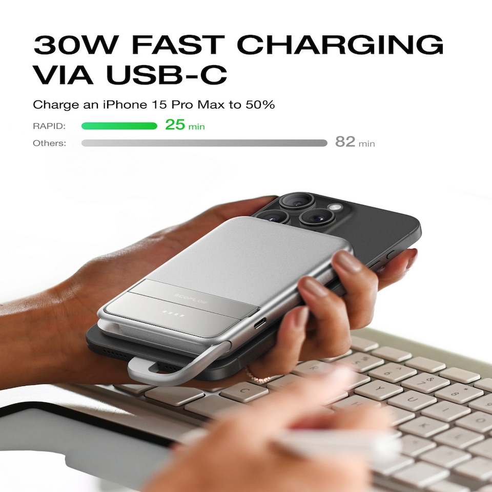 image 1 of EcoFlow Rapid 5000 Power Bank- Silver