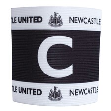Newcastle United FC Crest Captains Armband - White/Black - One Size