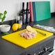 image 5 of Argon Tableware Plastic Chopping Board - 45cm x 30cm - Yellow | Yellow | Yellow