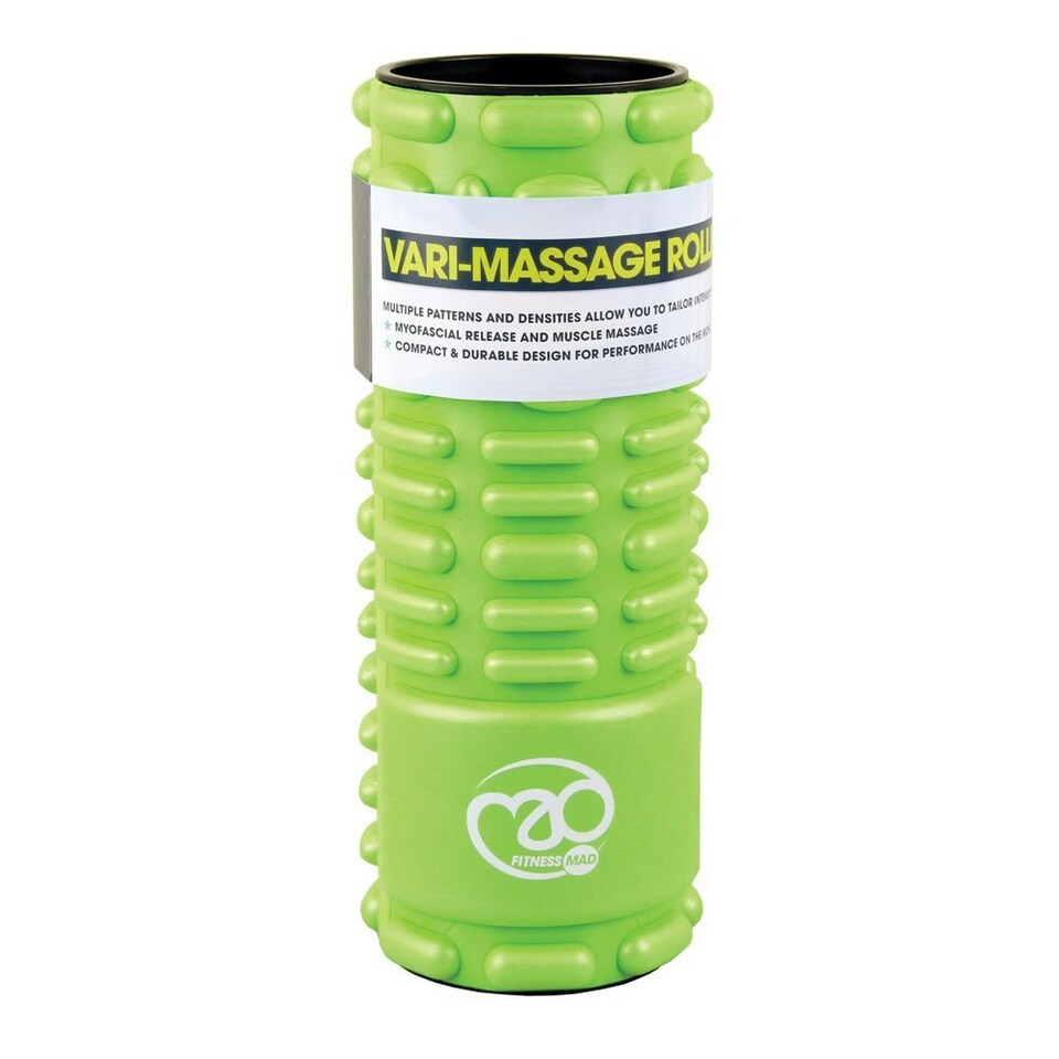 image 1 of FITNESS MAD VARI-MASSAGE FOAM ROLLERS - GREEN - Cartasport - FMVMG