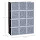 image 3 of HOMCOM DIY Wardrobe Portable Interlocking Plastic Modular Closet