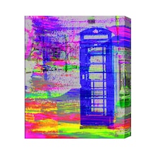 London Post Box (Canvas Print) 24" x 16"