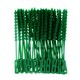 image 1 of Ambassador Adjustable Plastic Plant Ties - Green - 25 Pack / 6.4in