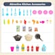 image 3 of COSTWAY 65PCS Kids Play Kitchen Children Pretend Role Play Toy Set