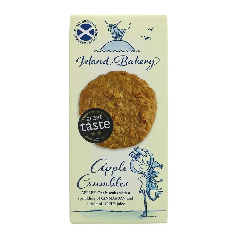 Organic Apple Crumbles 125g (Island Bakery Organics)