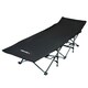 image 1 of MoverX Folding Camping Bed Single with Mattress, Heavy Duty Portable, Fishing Beds, Campervan,Tent, Travel Cot, Campbed, Black Black | Standard