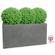 image 1 of Grey Light Concrete Trough Garden Planter H30 L65 W19 cm, 37 ltrs Cap.