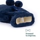 image 4 of Plush Hot Water Bottle Navy