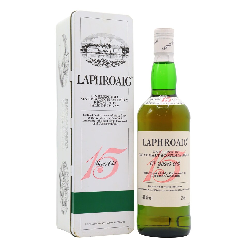 Laphroaig - Pre-Royal Warrant Islay Single Malt Scotch 15 year old Whisky