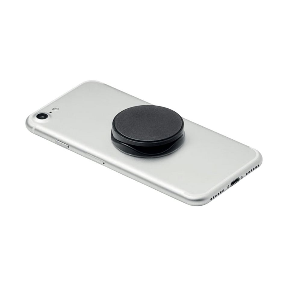 image 1 of MidOcean Dot Round Mobile Phone Holder - Black - One Size