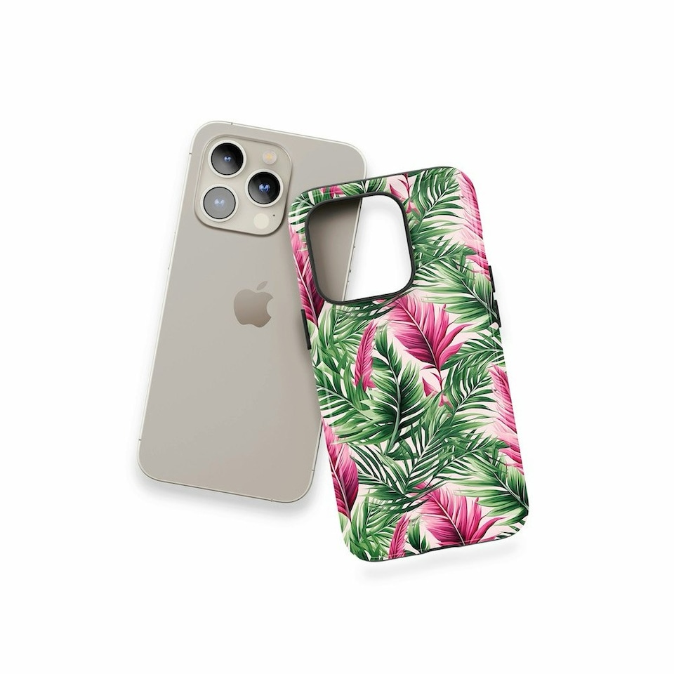 image 1 of Tropical Phone Case | Pink | Galaxy S22 Ultra
Slim | Galaxy S22 Ultra
Slim