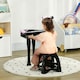 image 2 of AIYAPLAY 32 Keys Kids Piano Keyboard with Stool, Lights, Microphone, Multiple Sounds, Removable Legs, Electronic Musical Instrument for Boys Girls, Black