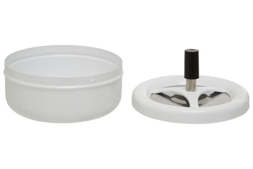 image 1 of Matte White Large Spinning Ashtray