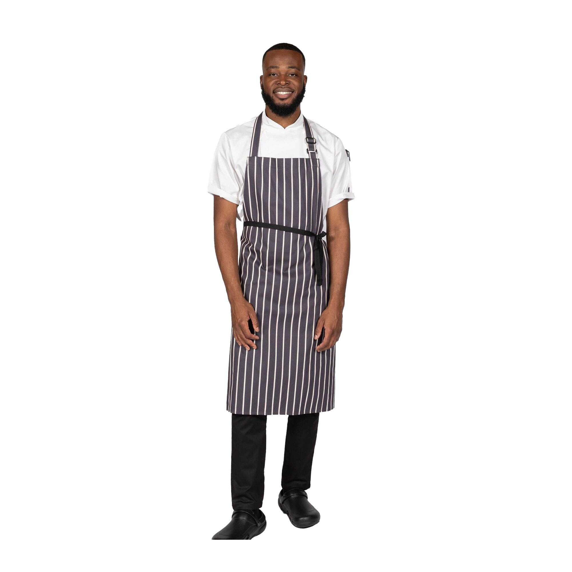 Dennys Stripe Apron Grey Grey One Size 1