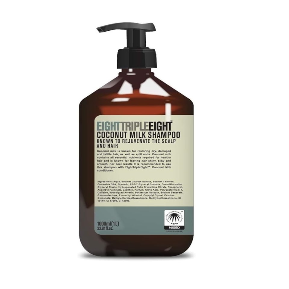 image 1 of Triple Eight  Coconut Milk Shampoo & Conditioner 1 Litre