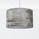 image 2 of First Choice Lighting Grey Crushed Velvet Easy Fit Light Shade Grey