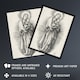 image 2 of The Virgin on the Crescent Moon Durer Wall Art Poster Print 12X16"