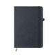 image 3 of MidOcean Recycled Leather A5 Notebook - Black - 1.6cm x 21cm x 14.5cm