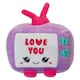 image 1 of TV Soft Toy Cute Plushie Huggable Cuddly Stuffed Toy Gift 20cm Purple