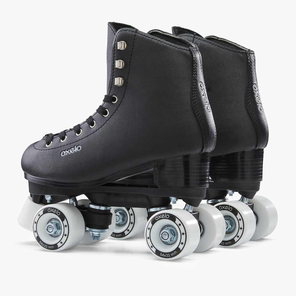 image 1 of Decathlon Kid's & Adult Roller Skates Black - 100 Series