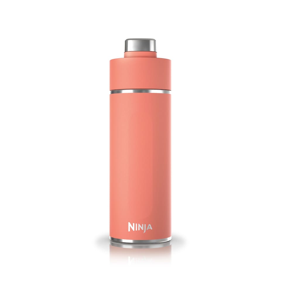 image 1 of Ninja Thirsti 530ml Travel Bottle Coral DW1801EUUKPE