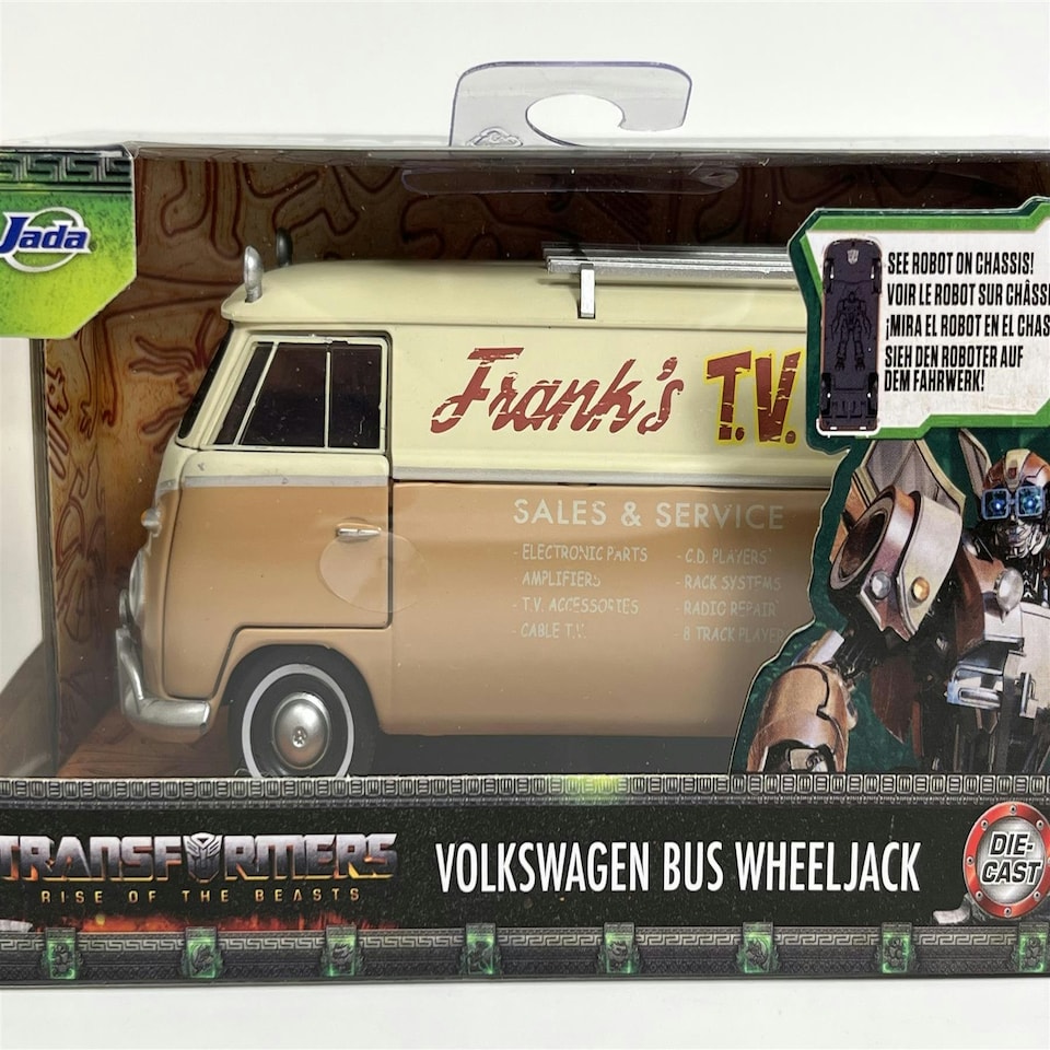 image 1 of Transformers Rise Of The Beasts Volkswagen Bus Wheeljack 1:32 Jada 253112011 34265