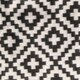image 5 of OHS Geometic Grid Print Soft Polar Fleece Blanket Throw, 120x150cm - Mono
