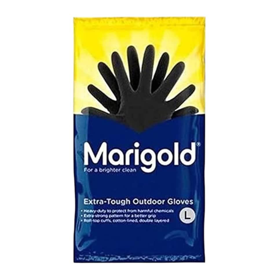 image 1 of Marigold Extra Tough Outdoor Gloves Large 6 Pairs Heavy Duty Strong Grip Durable
