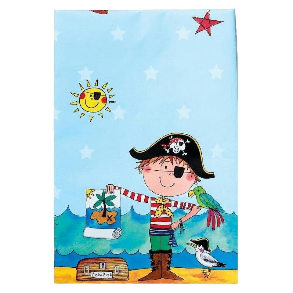 Rachel Ellen Plastic Pirate Party Table Cover - Multicoloured - One Size