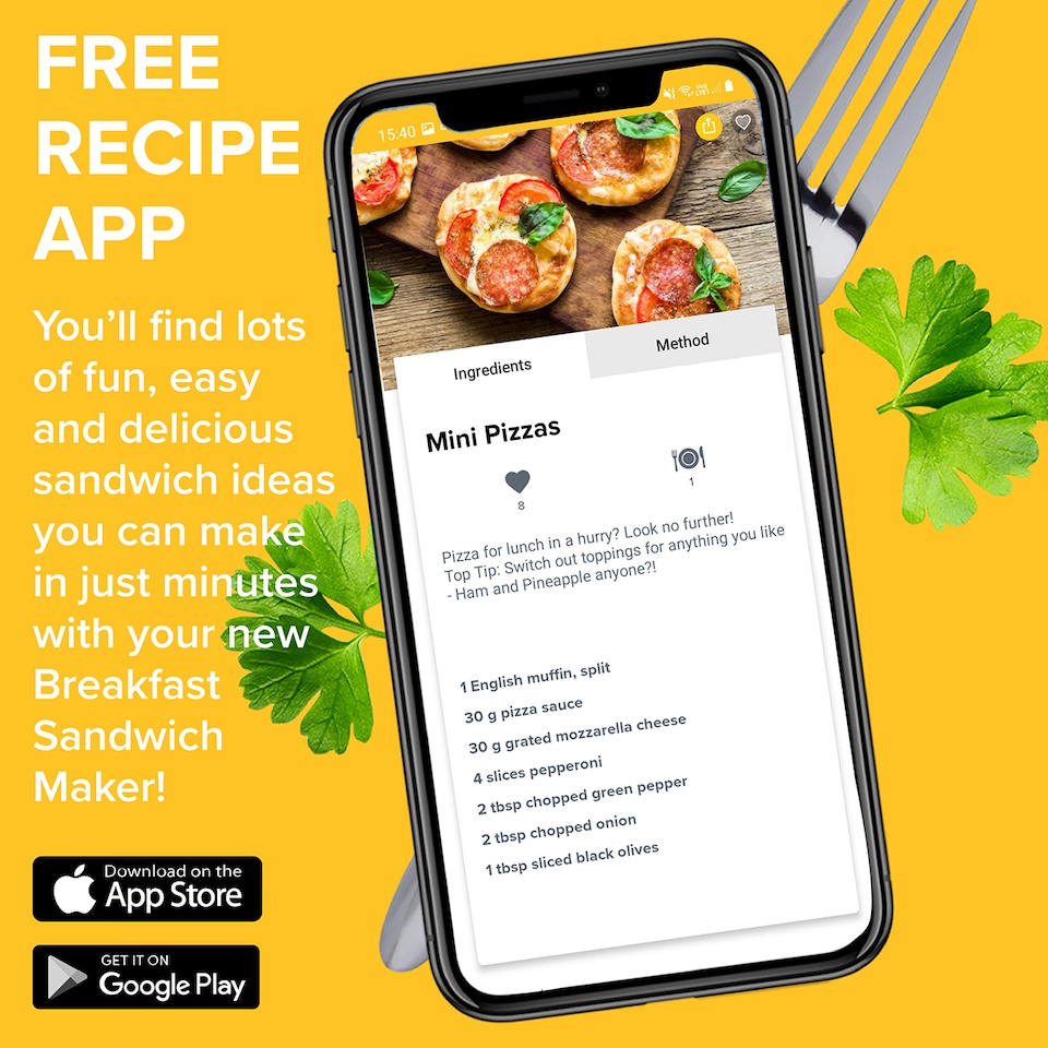 image 1 of Breakfast Sandwich Maker by Drew&Cole