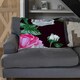 image 2 of pattern of Pink and White Flowers (Blanket)