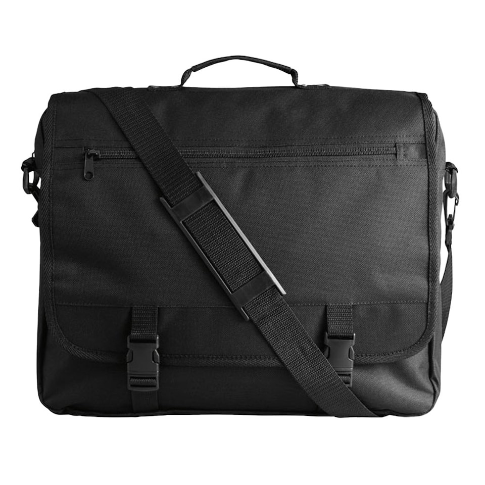 image 1 of MidOcean Flapa Polyester Document Bag - Black - One Size Black