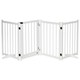 image 1 of PawHut Freestanding Pet Gate w/ 2 Support Feet for Doorways Stairs White