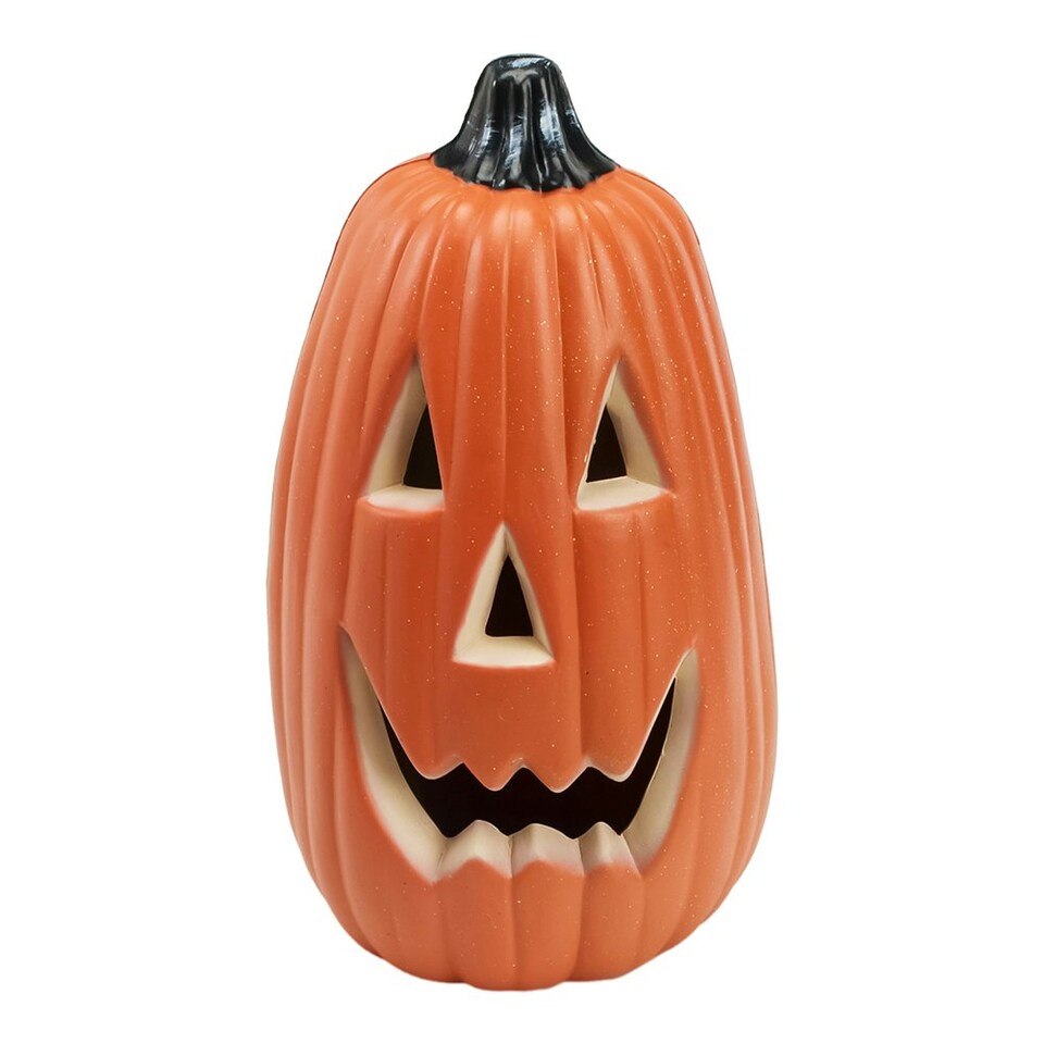 image 1 of Living and Home Halloween LED Pumpkin Lantern Battery Operated - 20*34cm