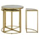 image 2 of Interiors by Premier Versatile Design Nesting Tables, Elegant Round Top Nesting Tables, Sturdy And Durable Modern Nesting Table Black