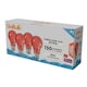 image 3 of UniBulb B22 GLS 60W 1950k Fireglow Red Light Bulb  - Pack of 4