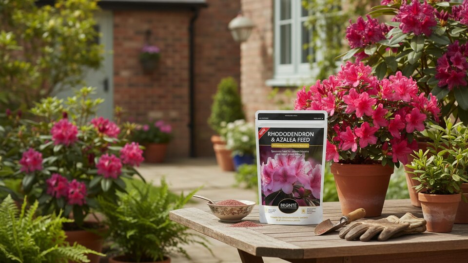 image 1 of Rhododendron and Azalea Fertilizer Feed 120g Controlled Release Ericaceous Plant Food Slow Release Granules