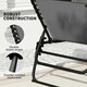 image 6 of Outsunny Folding Sun Loungers Set of 2, Reclining Sun Bed, Black 