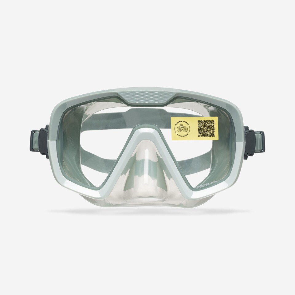 image 1 of Decathlon Anti-Fog Diving Mask 100 With Silicone Strap