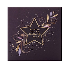 Birthday card - LUMIERE Star