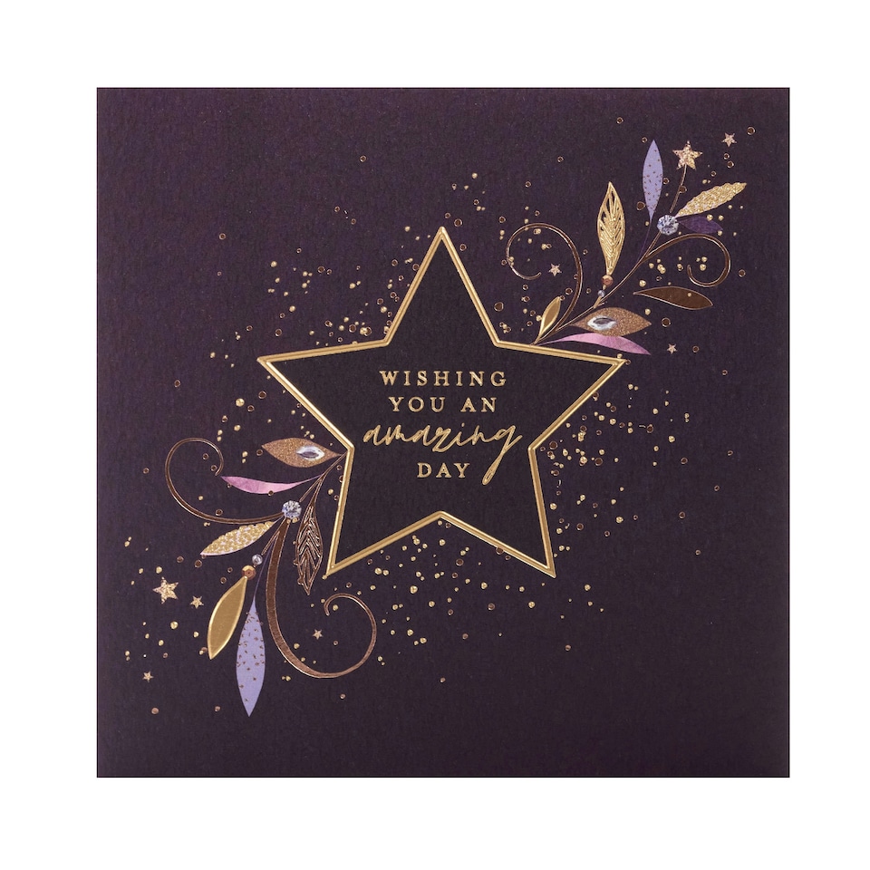 image 1 of Birthday card - LUMIERE Star